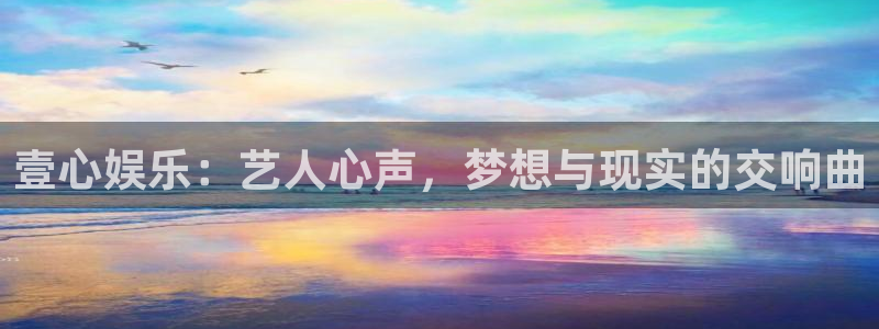 好彩运快：壹心娱乐：艺人心声，梦想与现实的交响曲